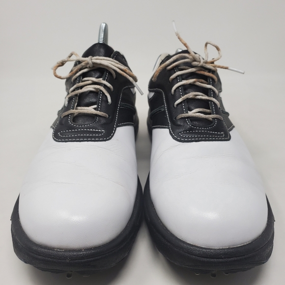 Woman’s FootJoy Contour Series White Black Golf Sh - Picture 3 of 11